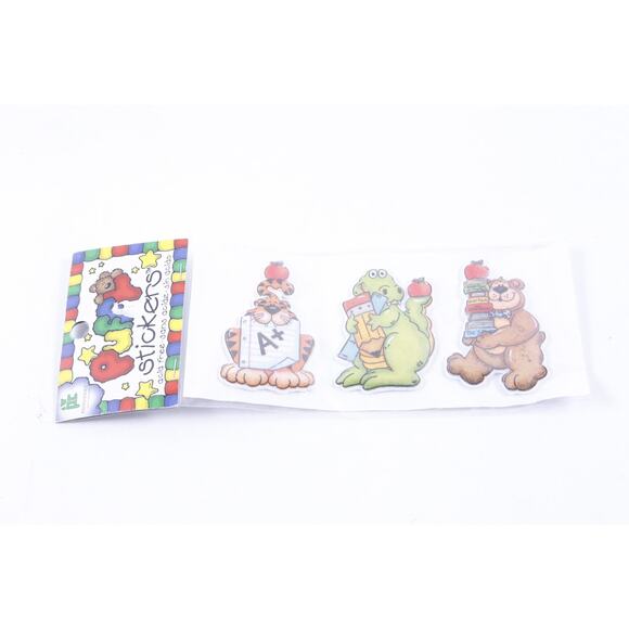 Puffy, Sticker Sheet, School, Teacher, Provo Craft, Animals, Pictures, Children, - Picture 1 of 2